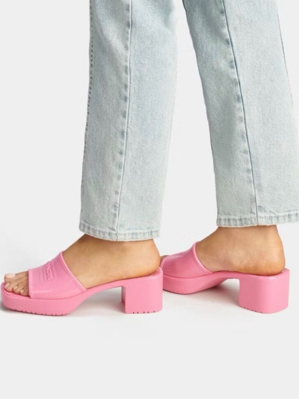 Coach Scarlett Jelly Platform Slide Sandals Womenâs Size 8